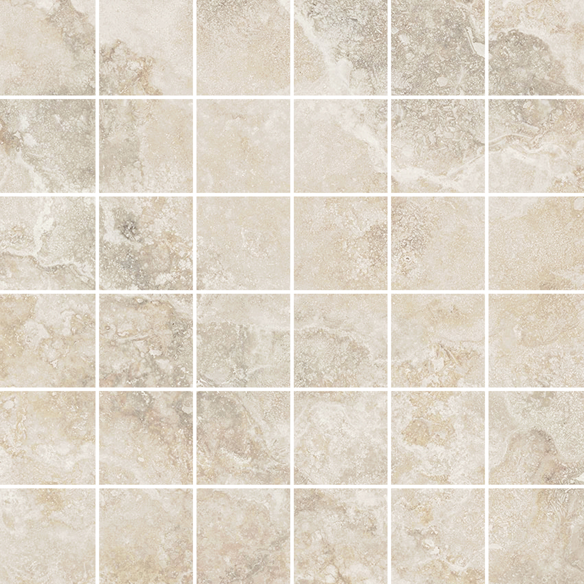 Travertine Crema Microtec Textured Mosaic