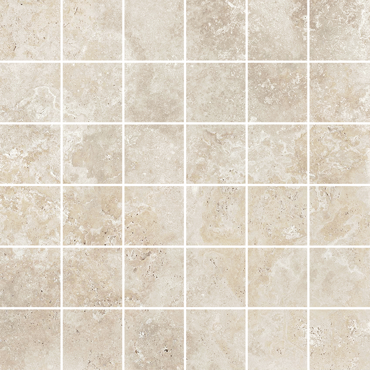 Travertine Crema Microtec Textured Mosaic