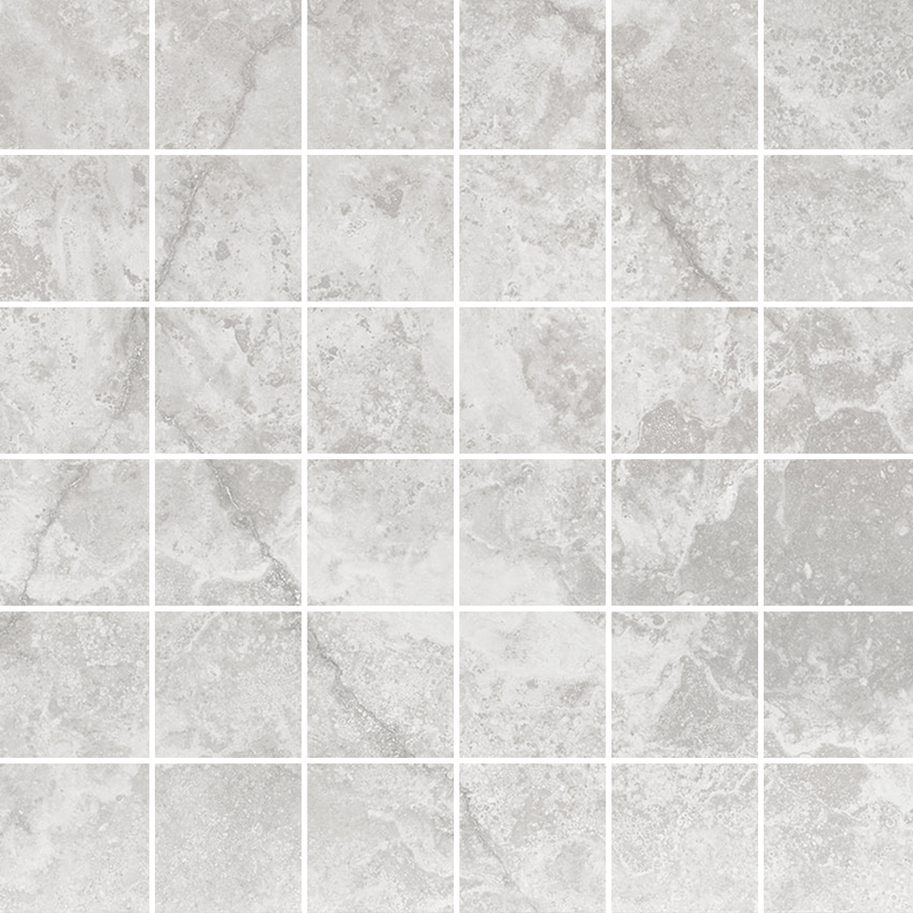 Travertine Grigio Microtec Textured Mosaic