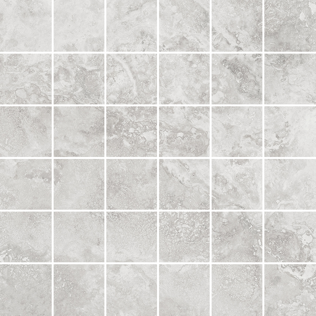 Travertine Grigio Microtec Textured Mosaic