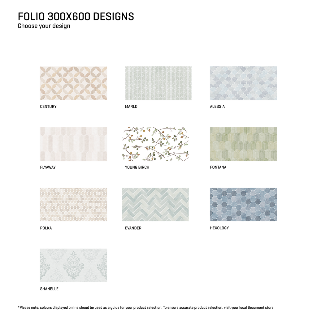 Folio Structured Décor Tile