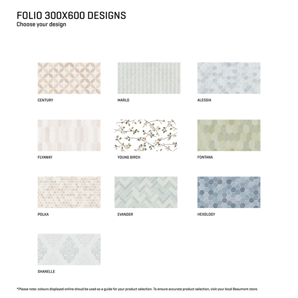 Folio Structured Décor Tile