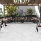 Travertine Cenere Microtec Textured Tile - lifestyle view