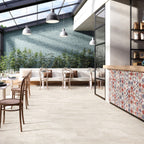 Travertine Avorio Microtec Textured Tile - lifestyle view