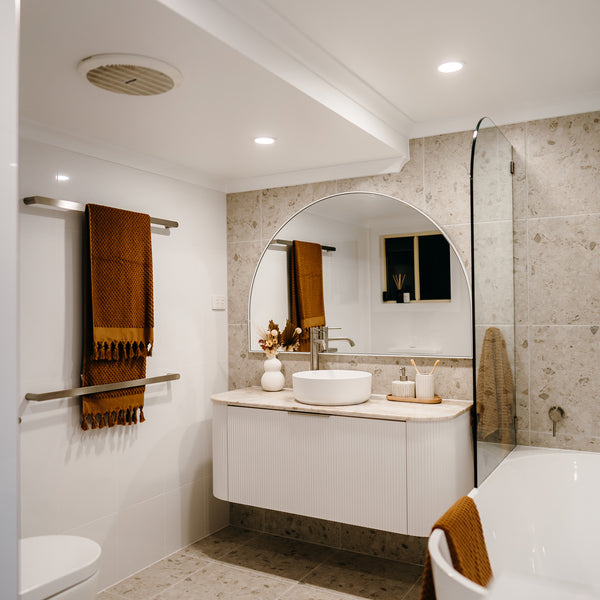 Beige Matt Tile - lifestyle view