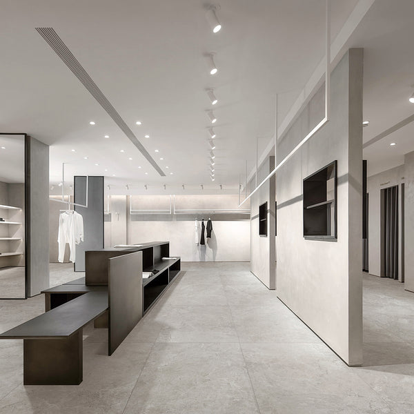 Light Grey Silk Tile - lifestyle view