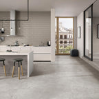 Light Grey Silk Tile - lifestyle view