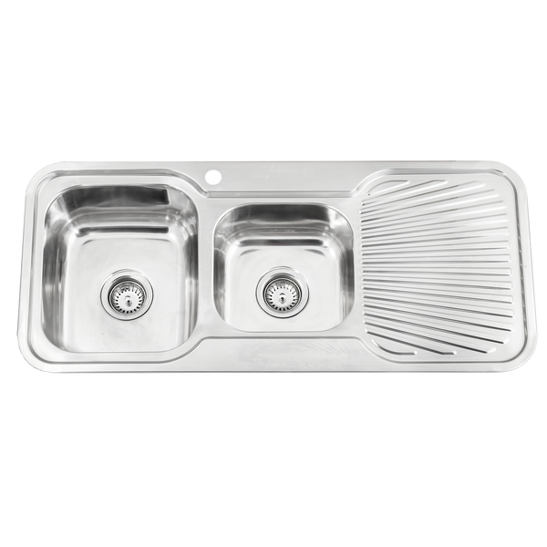 1 & 3/4  Bowl Kitchen LHB Sink Stainless Steel