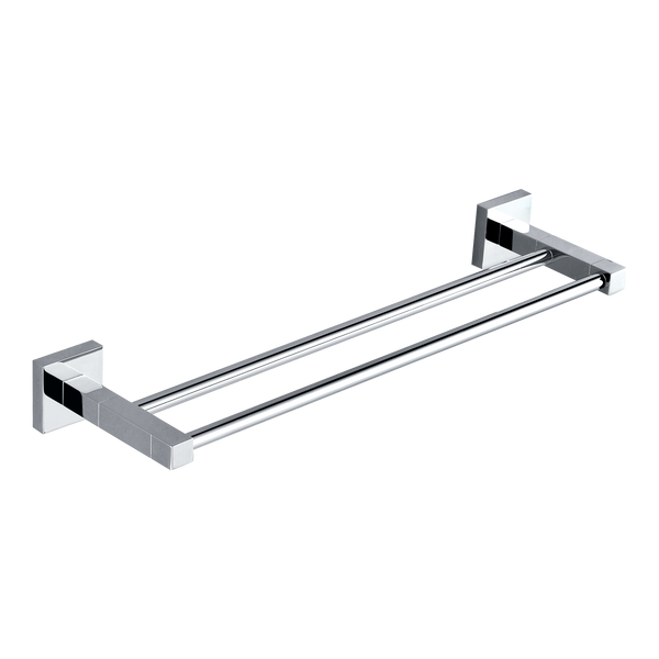 Double Towel Rail 750 Chrome
