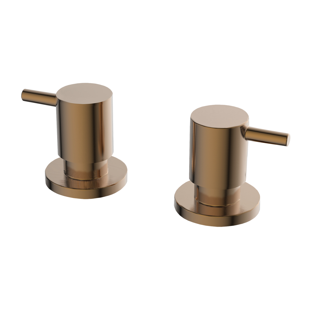 1/4 Turn Wall Top Assembly Brushed Copper