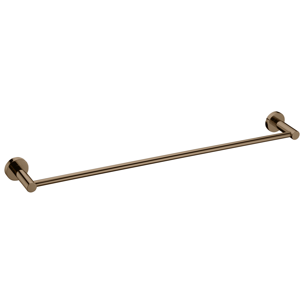 Single Towel Rail 600 Brushed Copper