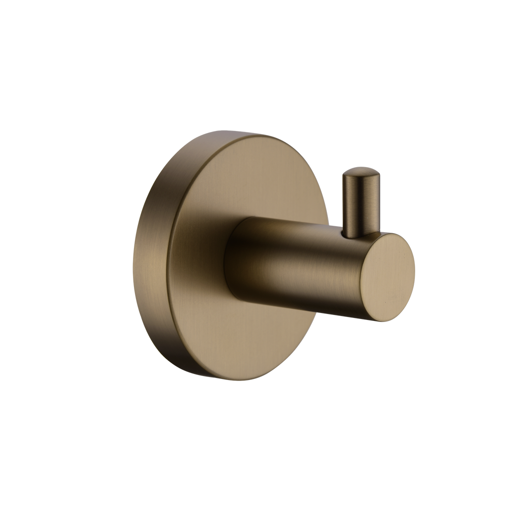 Round Robe Hook Brushed Copper