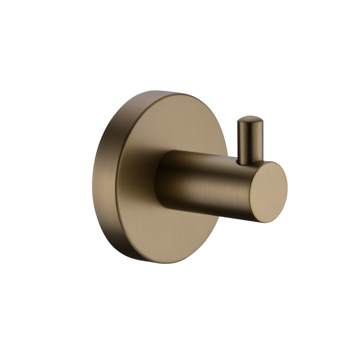 Round Robe Hook Brushed Copper
