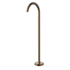 Floor Mounted Bath Outlet Brushed Copper