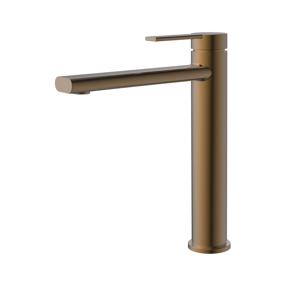 Vessel Basin Mixer Brushed Copper