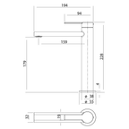 Vessel Basin Mixer Brushed Copper