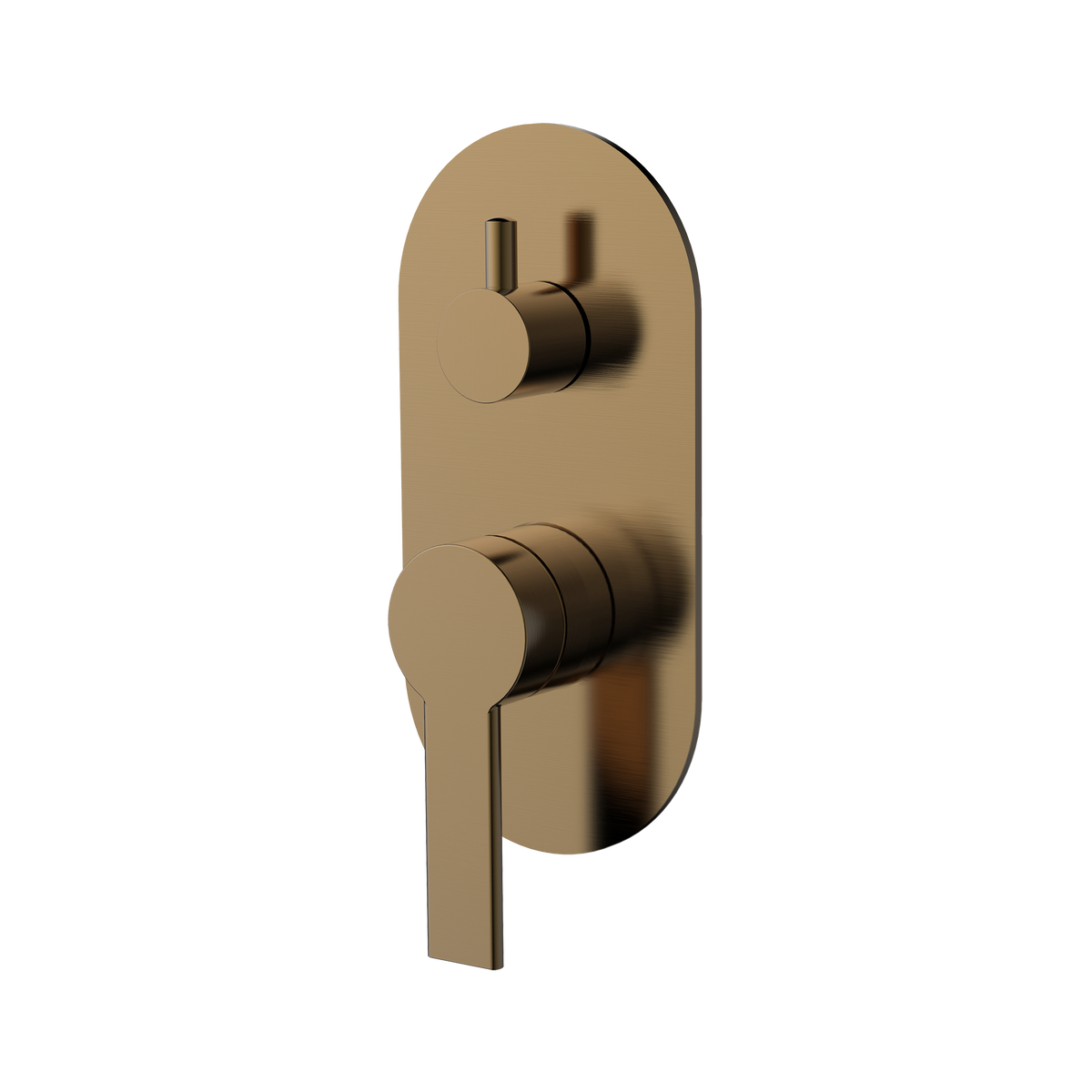 Wall/Shower Mixer W Divertor Brushed Copper