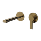 Wall Basin Set Straight 200 Brushed Copper