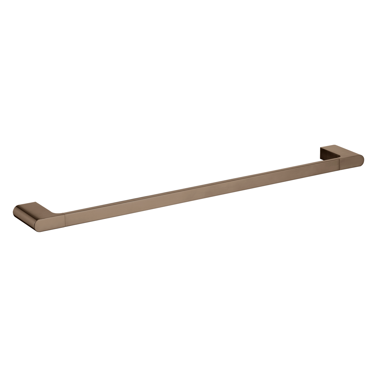 Single Towel Rail 600 Brushed Copper