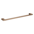 Single Towel Rail 800  Brushed Copper