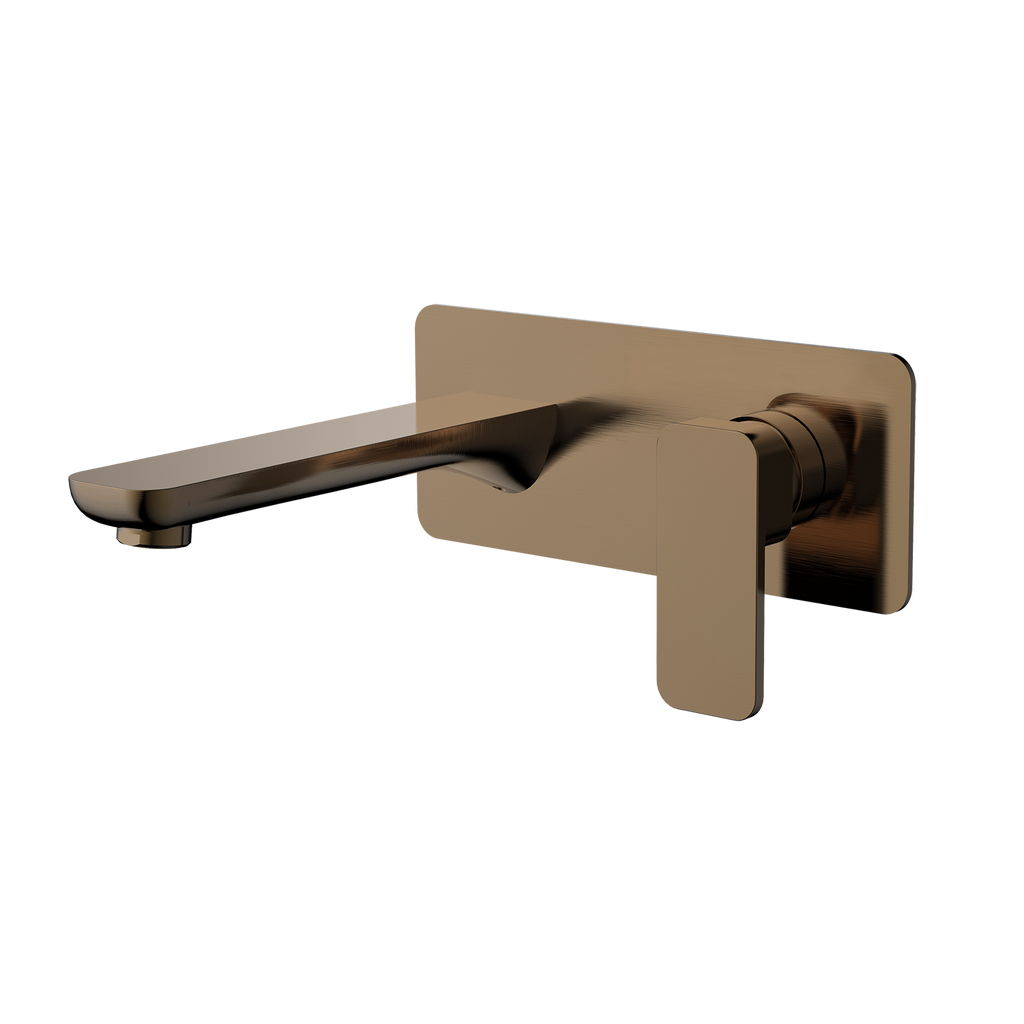 Wall Basin Set Straight 180 Brushed Copper