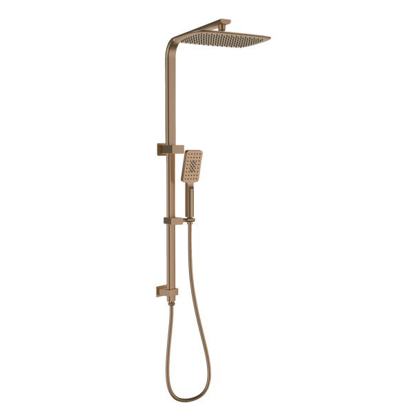 Twin Shower Brushed Copper