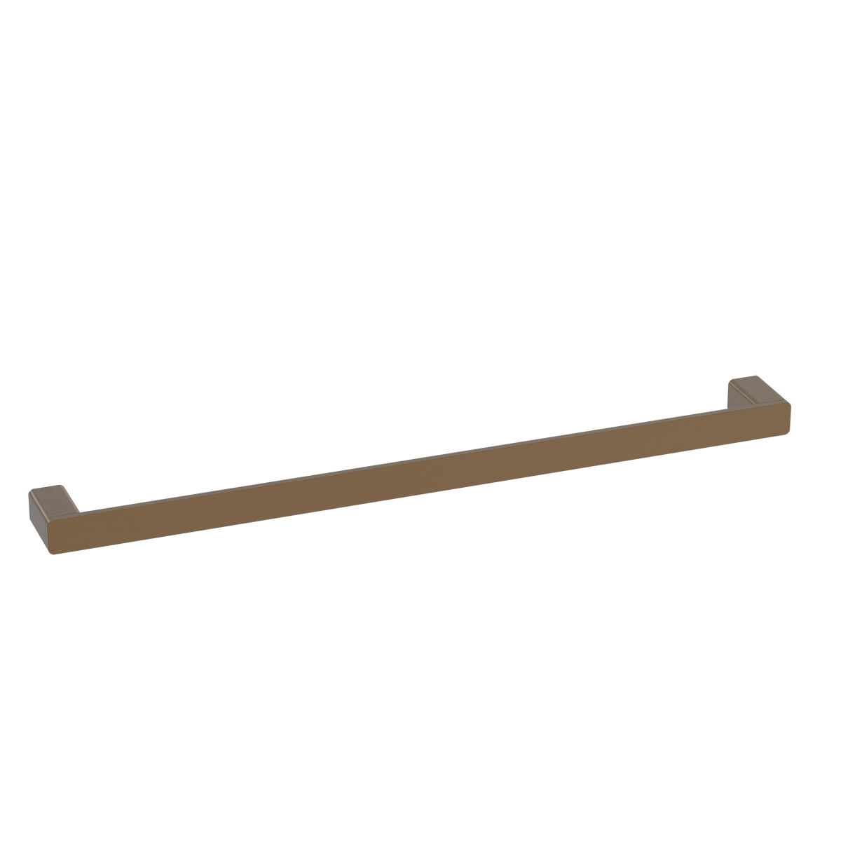Single Towel Rail 600 Brushed Copper