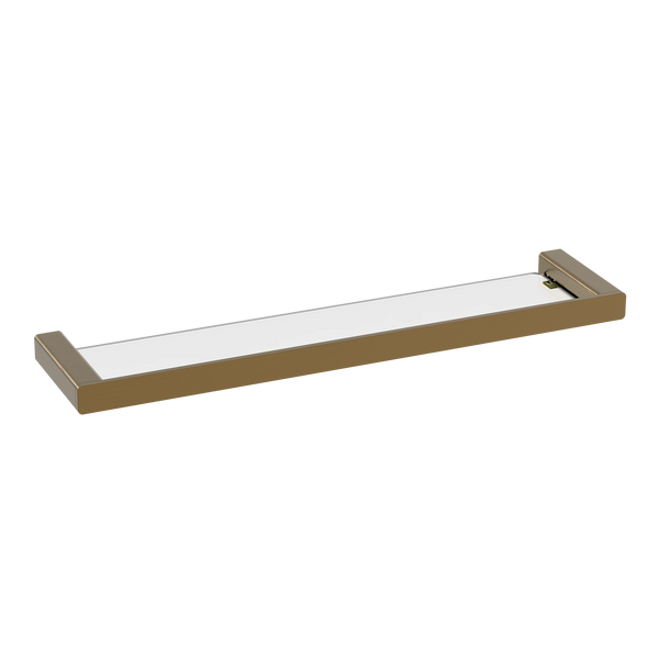 Glass Shower Shelf 558 Brushed Copper