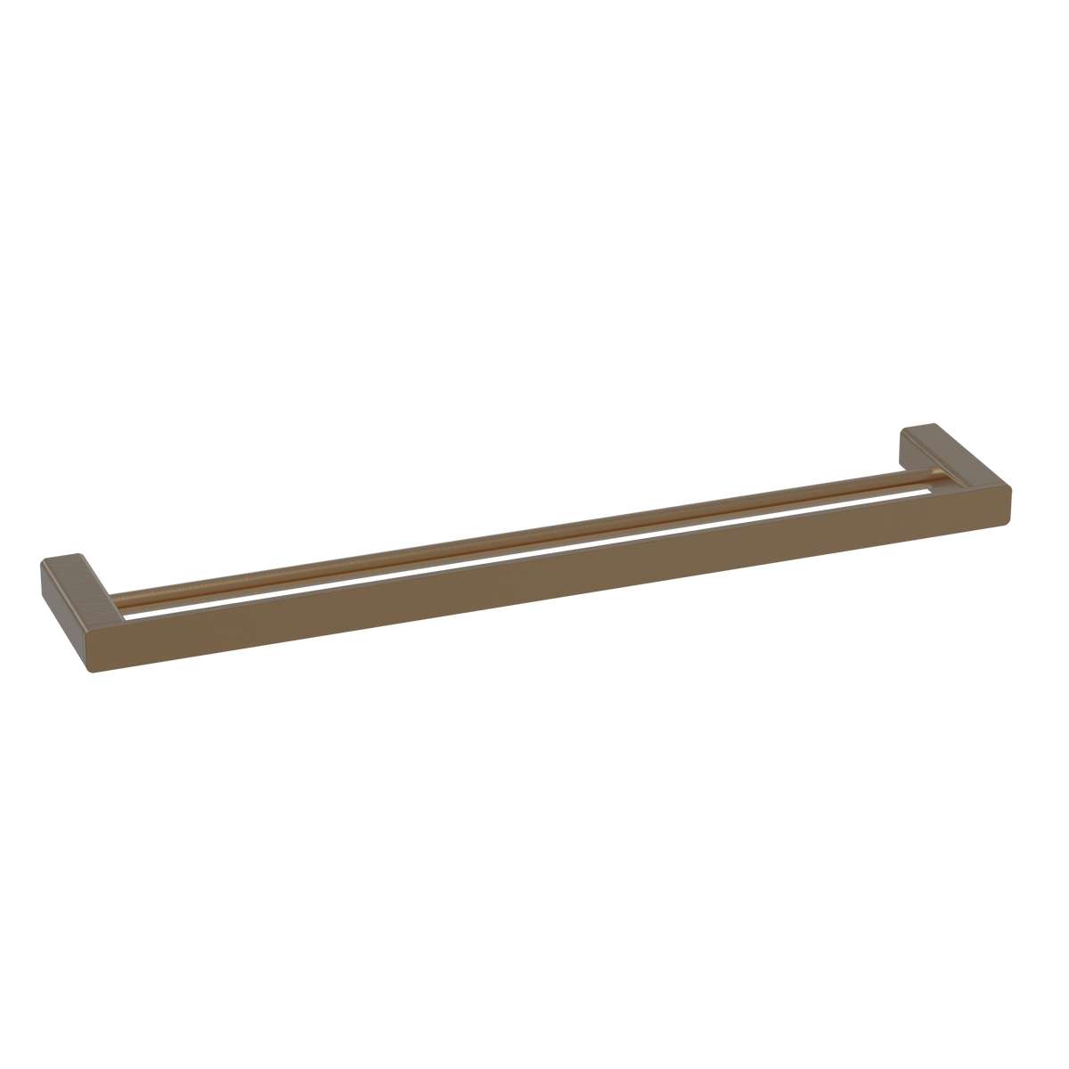 Double Towel Rail 800 Brushed Copper