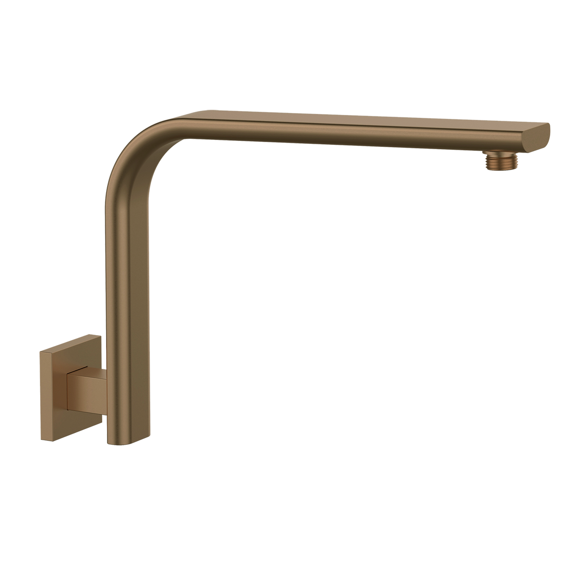 Curved Shower Arm 337 Brushed Copper