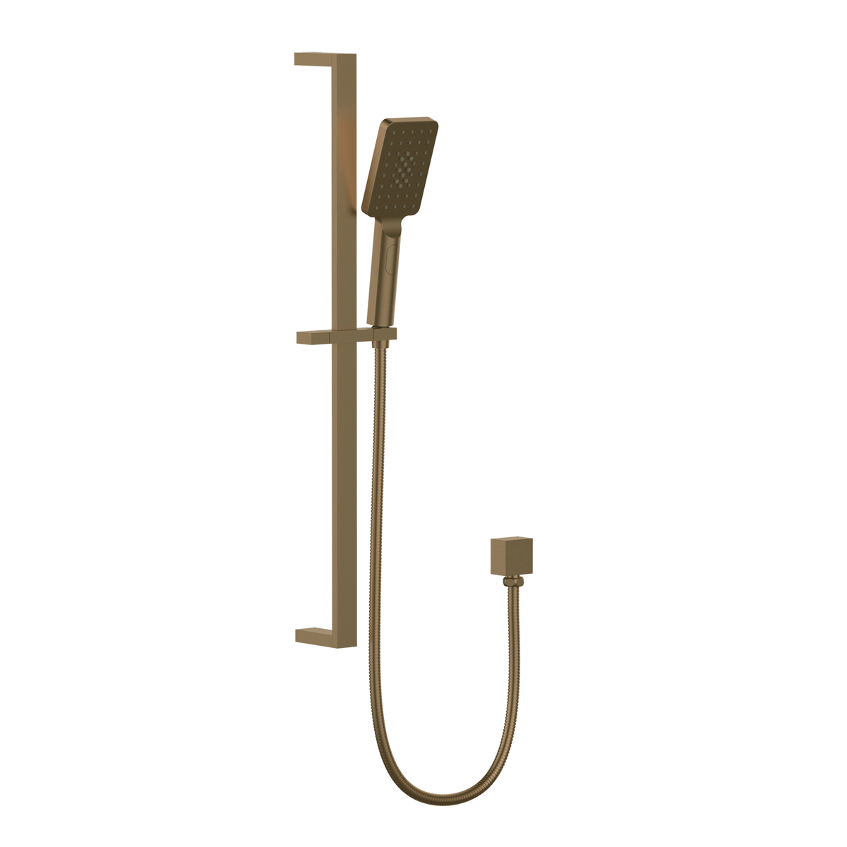 Rail Shower Brushed Copper