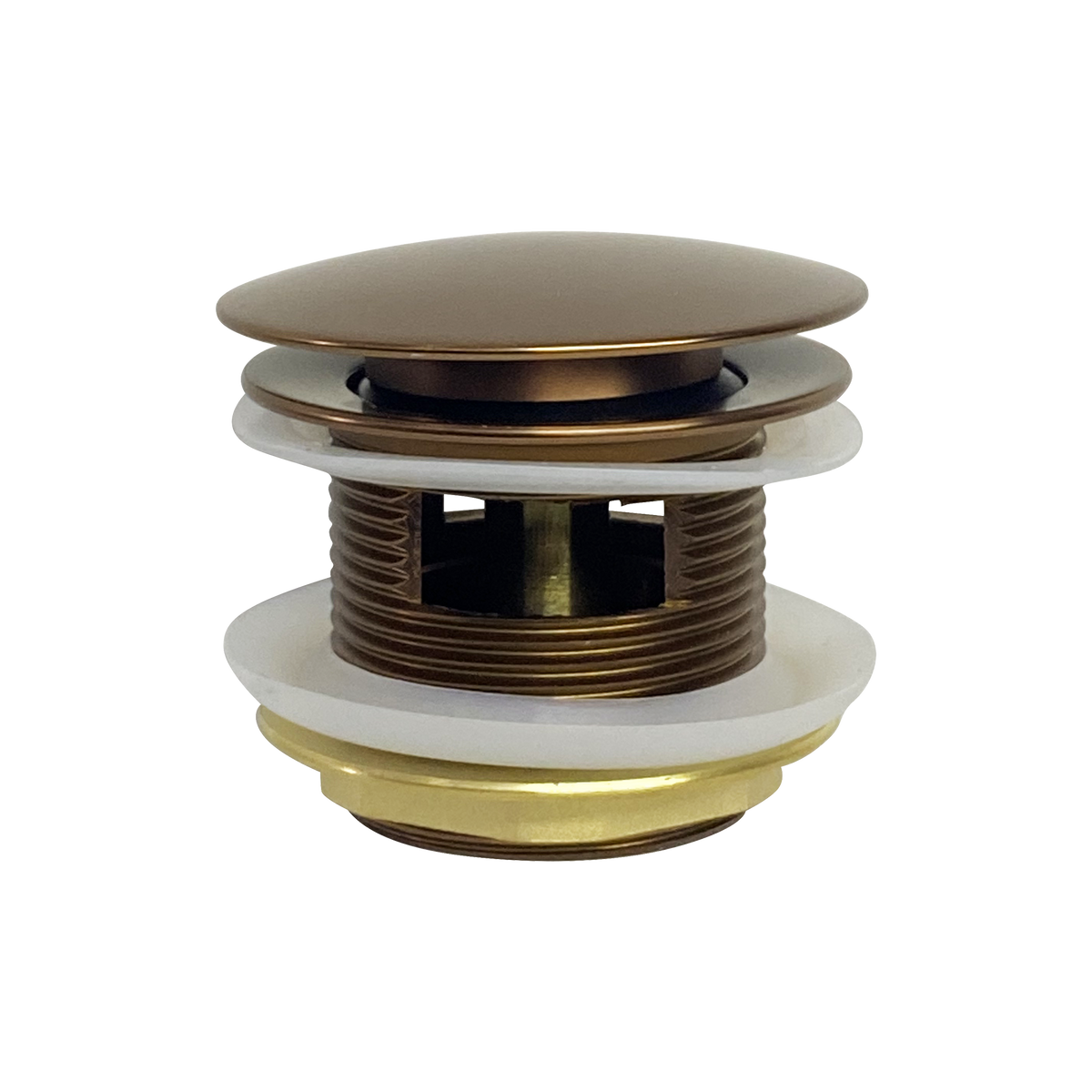 Uni 40mm Mushroom Pop Up Bath Waste Brushed Copper