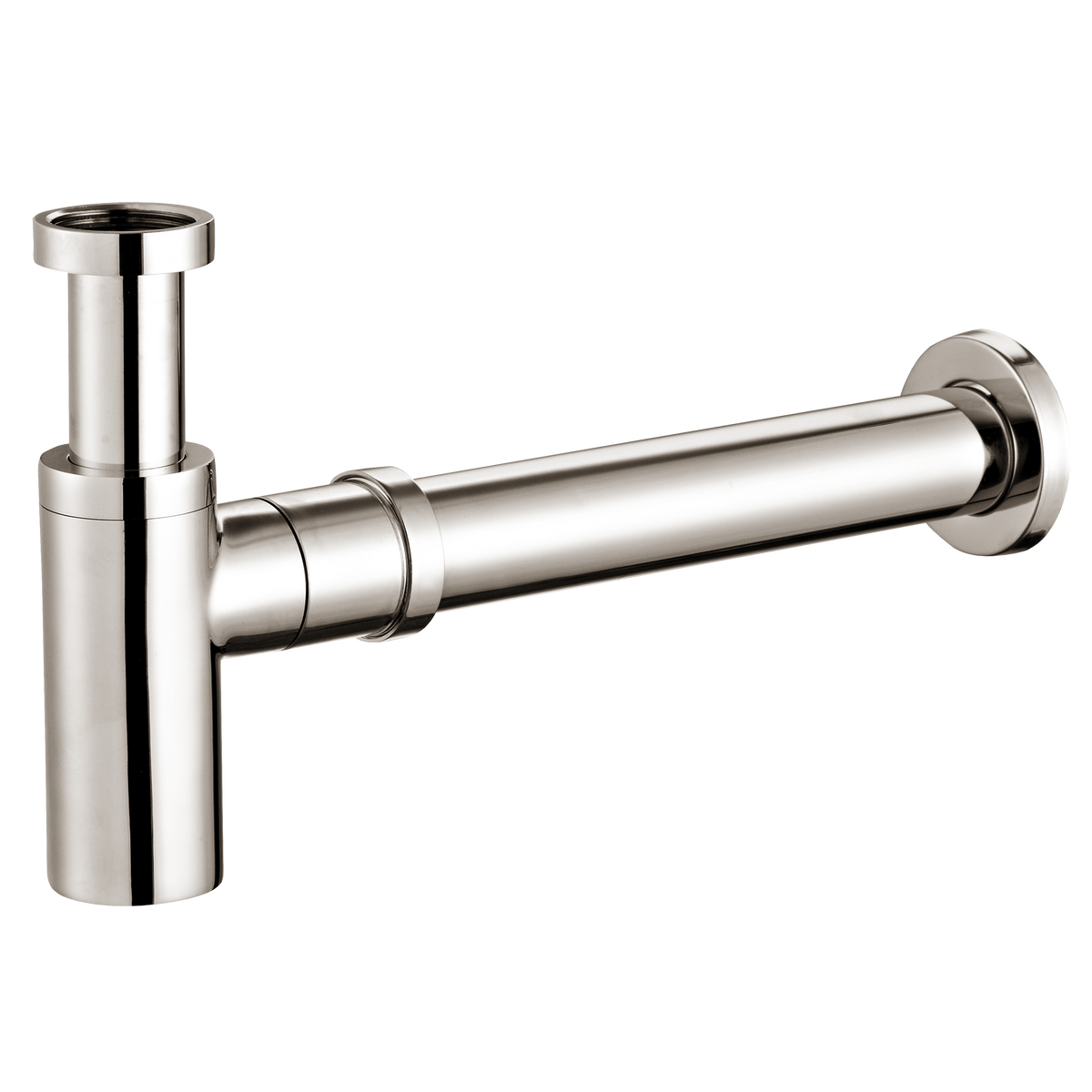 40mm Bottle Trap Brushed Nickel
