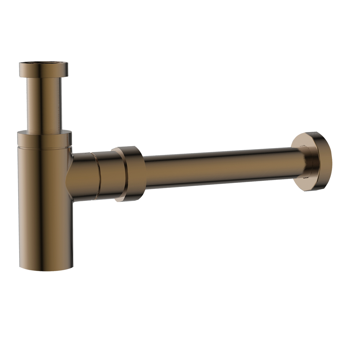 40mm Bottle Trap Brushed Copper