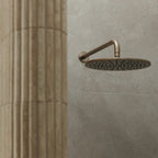 Natural Travertine Embossed Honed Mosaic - lifestyle view