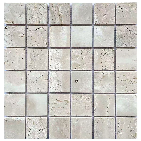Natural Travertine Honed Mosaic