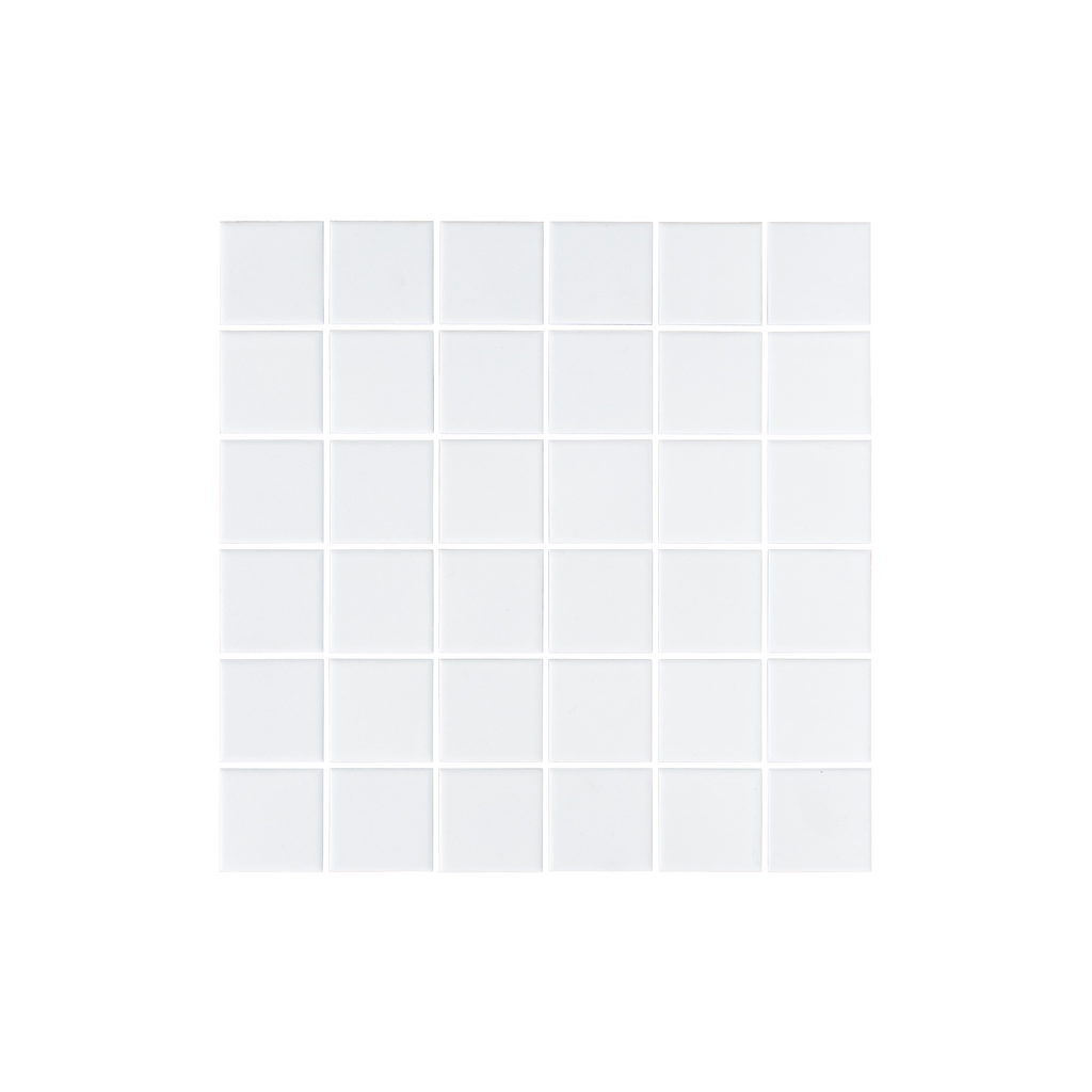 Regency White Textured Mosaic