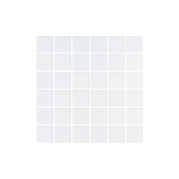 Regency White Textured Mosaic
