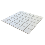 White Textured Mosaic