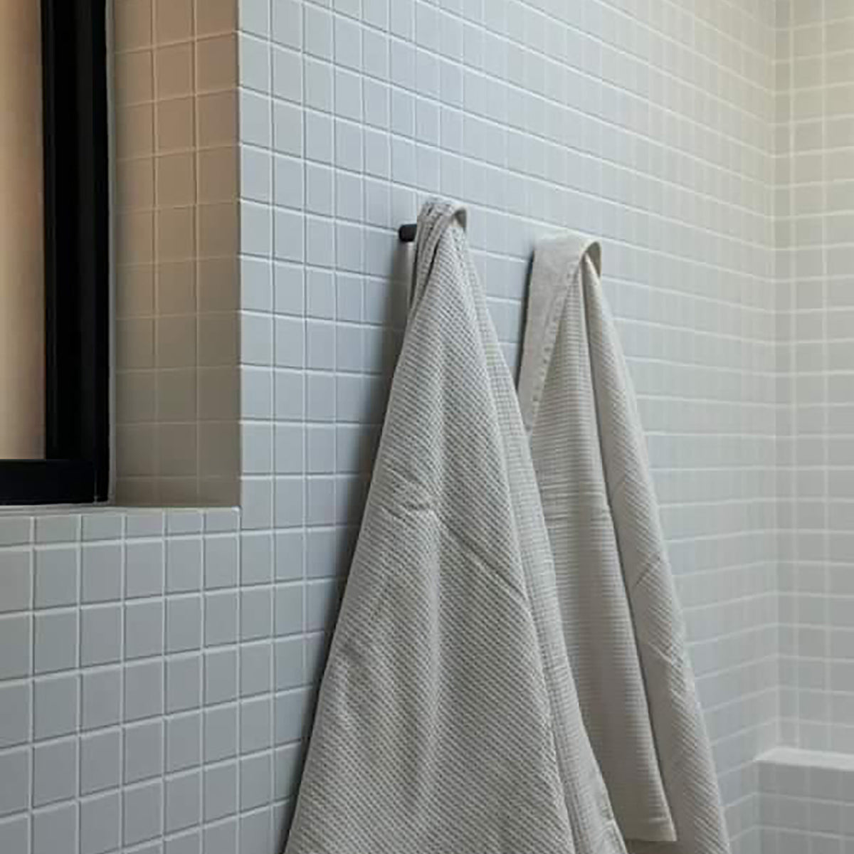 White Textured Mosaic - lifestyle view