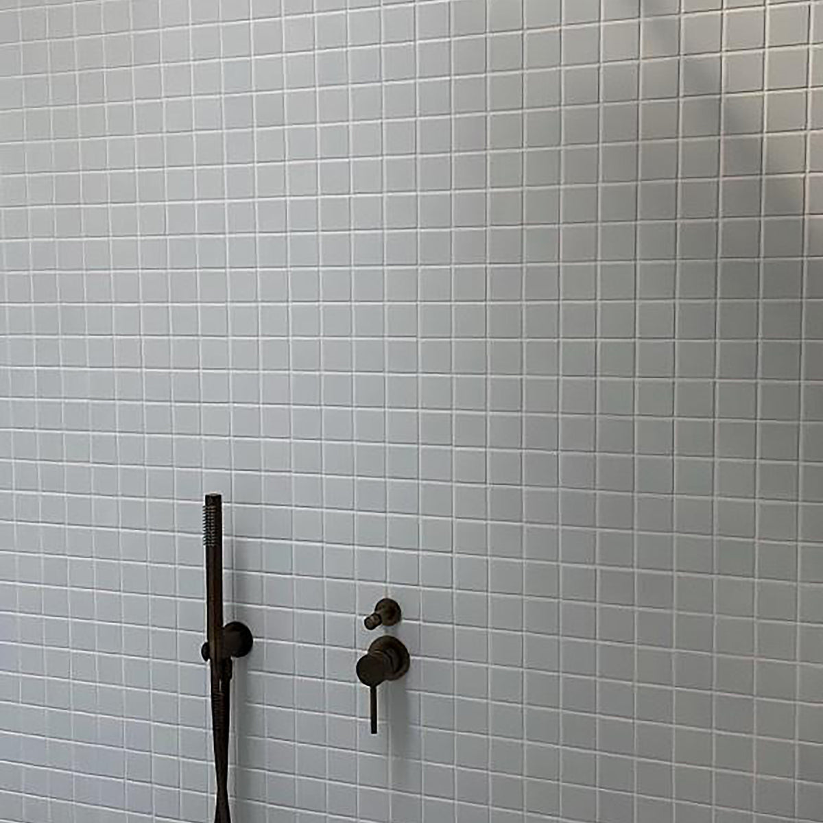White Textured Mosaic - lifestyle view