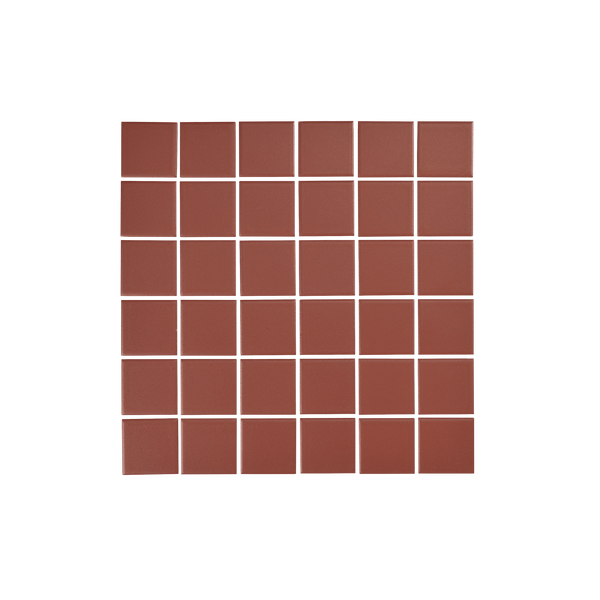 Regency Red Textured Mosaic