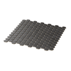 Black Hexagon Textured Mosaic