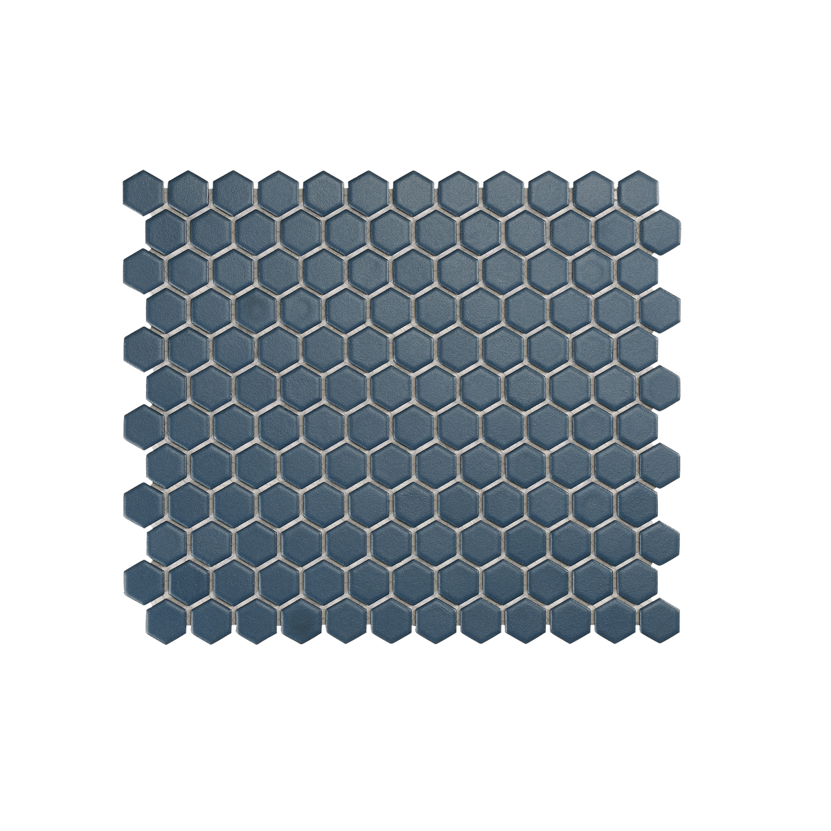 Regency Blue Hexagon Textured Mosaic