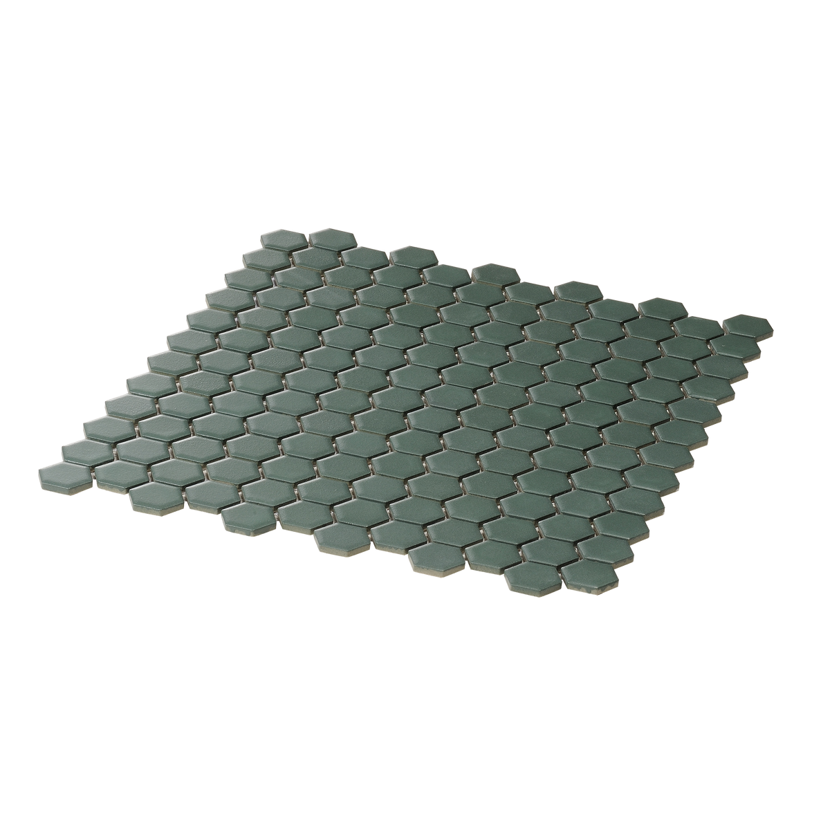 Green Hexagon Textured Mosaic