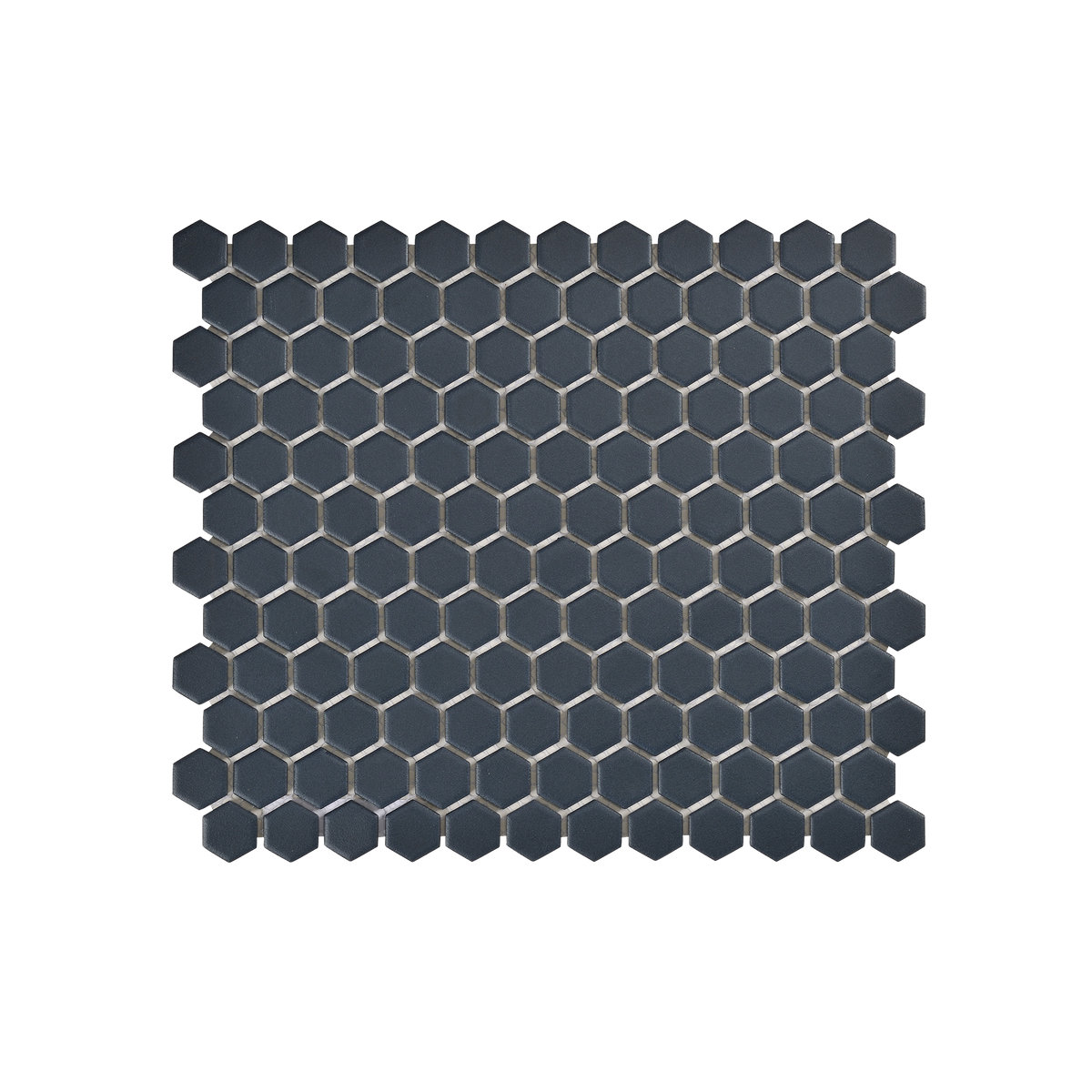 Regency Navy Hexagon Textured Mosaic