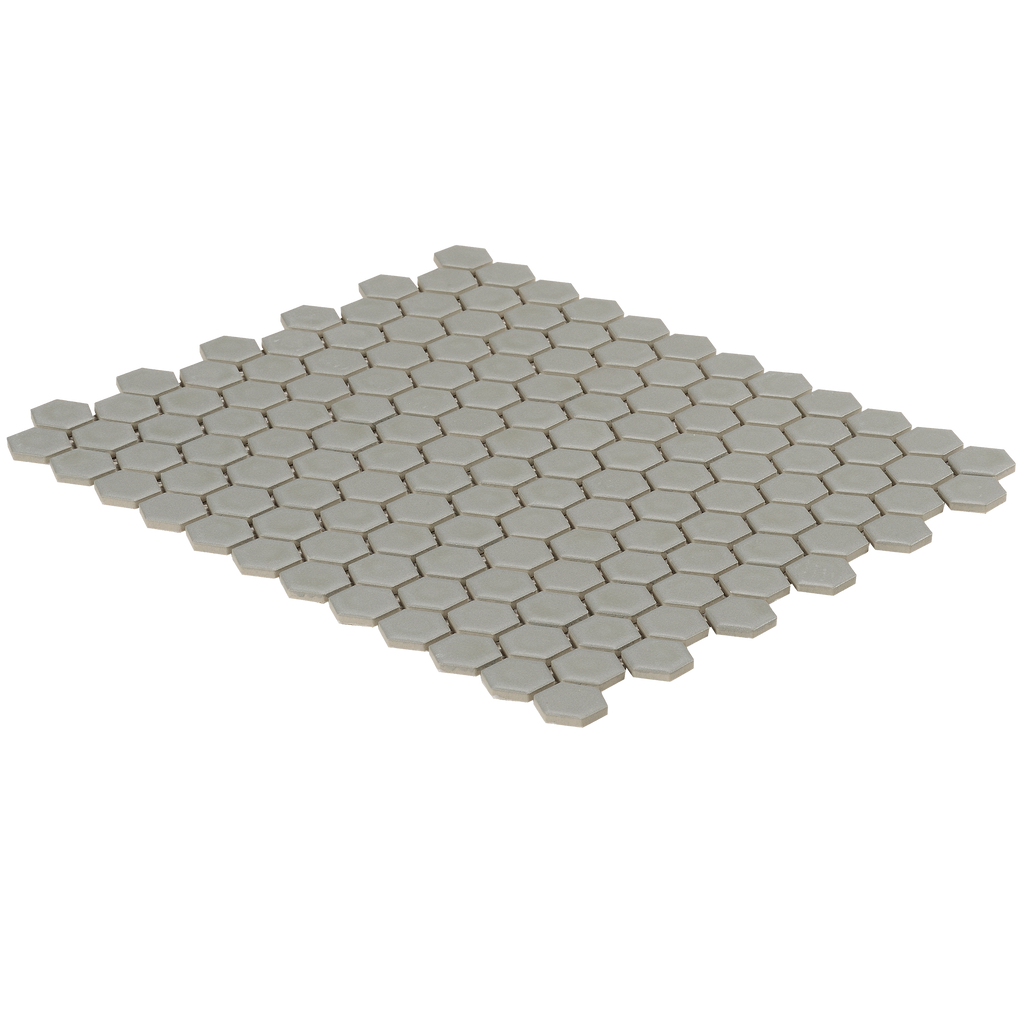 Sage Hexagon Textured Mosaic