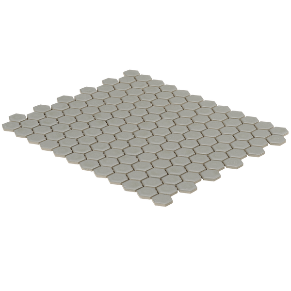 Sage Hexagon Textured Mosaic