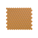 Regency Yellow Hexagon Textured Mosaic