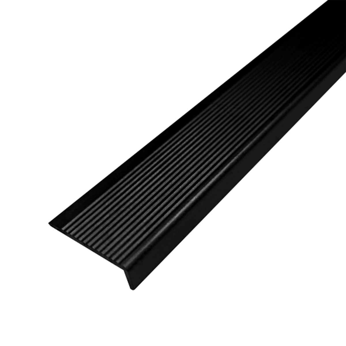 L End Cover Matt Black 9.3 x 3300mm